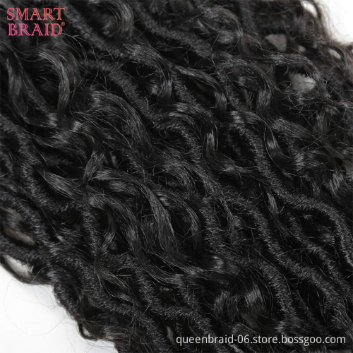 River Locs Crochet Braids Twist Hair Natural Deep Faux Locs Crochet Hair Braids Twist Pre-Looped Synthetic Hair Extension